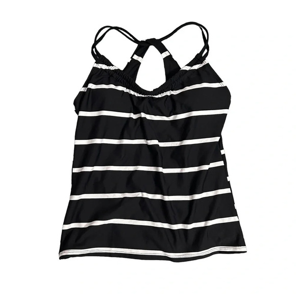 NWOT Next Santa Fe Stripe Racerback Tankini Top - Picture 2 of 6